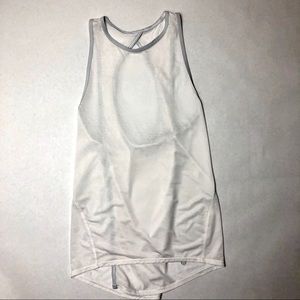 Lululemon White and Gray tank